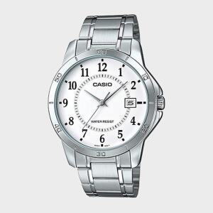 CASIO 카시오 MTP-V004D-7B 남성시계 심플 메탈 손목시계