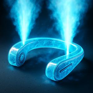 넥밴드선풍기 넥선풍기 휴대용 에어컨 냉각 넥풍기 목풍기