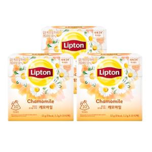 립톤 캐모마일 허브티 10개입 3개
