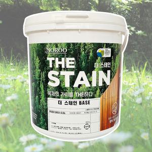 노루페인트 더 스테인 3.5L 수성 친환경 원목 목재 내부/외부용 무광 투명