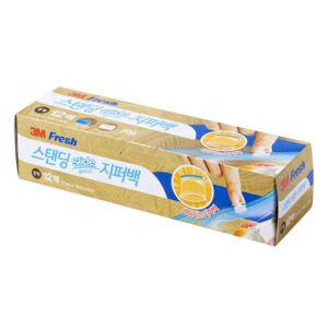 3M 후레쉬 스탠딩슬라이드 지퍼백 중형 12매(2165)