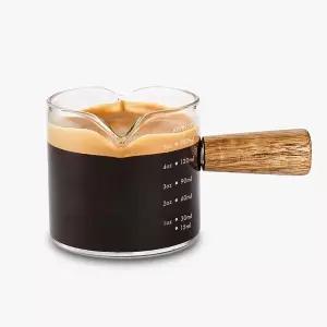 [카페뮤제오]누보 우드손잡이 샷잔 5온스