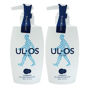 우르오스 스킨 워시 올인원 남성 바디워시 바디클렌져 500ml 2개