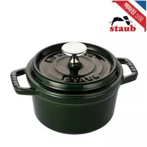[롯데백화점]스타우브 원형 꼬꼬떼 무쇠냄비 14cm 바질그린 (ST101485)