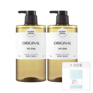해피바스 오리지널컬렉션 바디워시 오리지널 910g, 2개+증정(일리윤 세라마이드 아토 수딩젤 5ml, 1개)