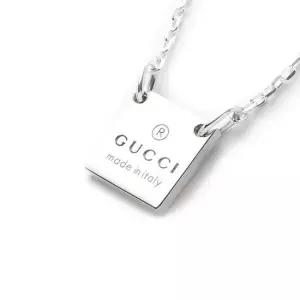 구찌 YBB223514001 (223514 J8400 8106) 스퀘어 실버 목걸이