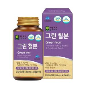 애플트리그린철분800mg x 90캡슐