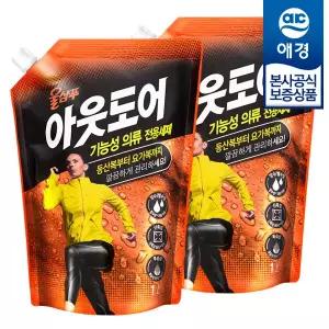 [애경] 울샴푸 중성세제 아웃도어 리필 1L x2개