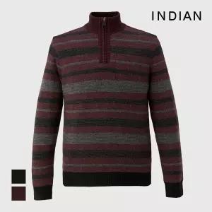 [INDIAN] 풀패턴 방풍 하프니트_MITBHXWA111