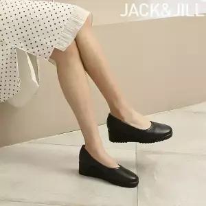 잭앤질 소가죽 웨지힐슈즈(JA4103)