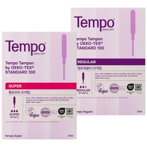 뉴 템포 (80~100p) 레귤러 슈퍼 체내형생리대 탐폰