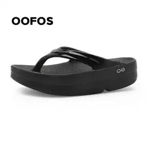 우포스 울랄라 오메가 플랫폼 쪼리 플립플랍 블랙 (OOMEGA-BLACK)