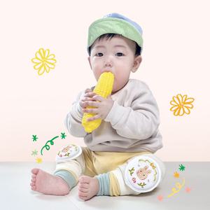 르메이어 유아 무릎보호대 아기 밴딩 자수 성장판 보호대