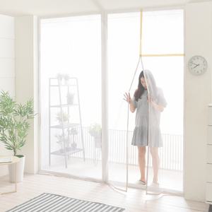자석 베란다 방충망/환기가능 창문 방문용 현관 모기장 원터치