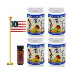 식용베이킹소다(물에 녹여 마시는) 300g 4개 미국약전 원료 (USP) 탑푸드 특허청 상표 등록