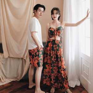 커플수영복 비치웨어 수영복세트 허니문 파노티