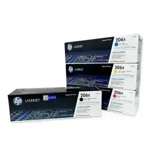 HP 206X정품토너(대용량) 4색세트(W2110X+W2111X+W2112X+W2113X) M255nw M255dw M282 M283