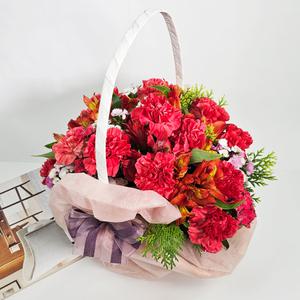 전국 한진택배이용 배달 생화 카네이션꽃바구니 3종 꽃배달 어버이날 스승의날선물