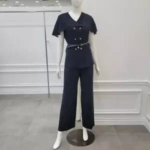 [미니멈]케이프블라우스 팬츠셋트 (MYBGWB4160MYBGWP4170DV)_IC