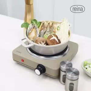 [가볍게 사용가능한 휴대용 전기레인지] 레이나 1구 전기레인지 핫플레이트 RI-1505