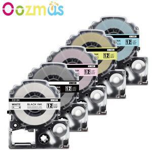 LA-4WBN 라벨 테이프, 엡손 LW-300 400 리필 카트리지와 호환, 5 개