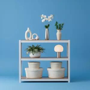 홈던트하우스 3단 철제합판 무볼트 조립식 수납 창고 베란다 앵글 제작