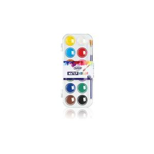 고체 수채화물감 12색 파레트 + 붓세트