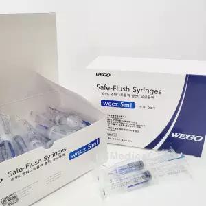 위고 식염수 주사기 5ml 멸균생리식염수 포쉬 플러시 세척용주사기