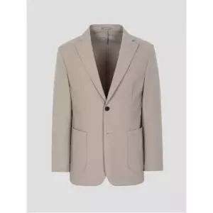 [로가디스] [SMART SETUP] 간절기 화섬 솔리드 셋업 재킷 - 베이지 (RY4711P02A)