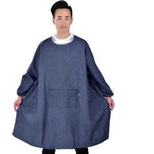 데님 애견 미용 가운 미용복 유니폼 옷 미용사 앞치마 작업복