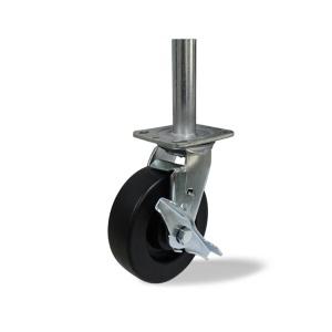 KCCY 아시바바퀴 비계바퀴 6인치 중량 열성플라스틱바퀴 4060S-A1-HP-TB-AXB 품질보증일년