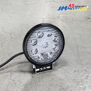[6개월 AS 보증] LED 써치라이트 10~80V 화물차 작업등 후미등 안개등 / 9구 원형 확산형 (JMS-R27F)