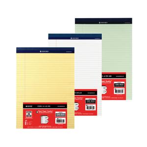 옥스포드 리갈패드/절취패드 A4 40매 (노랑, 연두, 흰색)