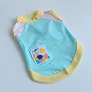 [몽몽드림]강아지 필수 여름옷 배색 쿨티