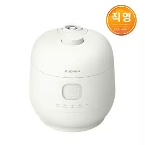 쿠첸 브레인 미니 풀스테인리스 듀얼프레셔 3인용 IH전기압력밥솥 화이트 CRT-TWS0310W