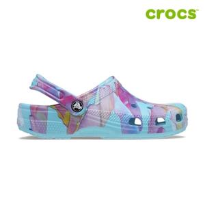 [크록스 정품] 클래식 팜 프린트 클로그 공용샌들 208587-4NQ