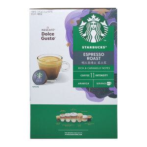 스타벅스 캡슐커피 에스프레소 로스트 60캡슐 돌체구스토용