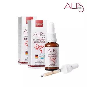 [독일 최우수상 철분제] 알프아이언드롭 비건 비헴철 어린이철분제 임산부철분영양제 30ml 2병