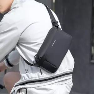 [맨백 플랩] 가벼운 여행용 슬링백 남자 자전거 크로스백 MR582D