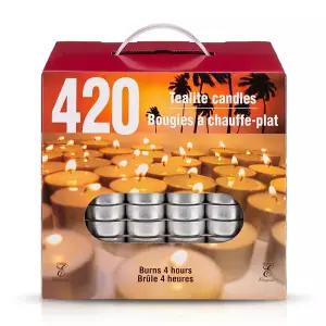 엘리건트 티라이트 캔들 420개 4시간 코스트코 촛불 초 티 미니양초 대용량