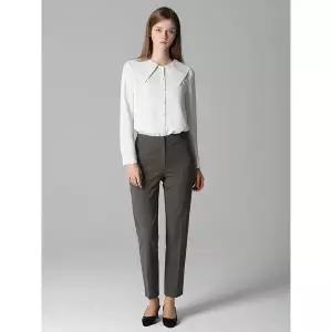 [하프클럽/쉬즈미스]히든 버튼 솔리드 팬츠 (택가격 168000원)