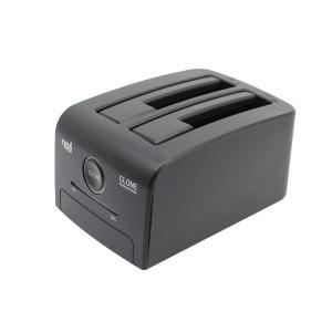 USB3.0 2BAY 외장하드 도킹스테이션 HDD SSD SATAIII 리더기 클론 복제 카피 백업 PC 블랙