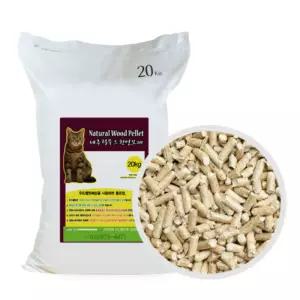 굿파인 우드펠렛 20kg [소나무우드펠렛] /고양이모래/소동물깔개