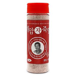 자죽염 분말 과립 150g 9번 구운 미네랄 용융 명인 대나무  부안 소금