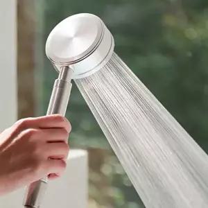 [네이쳐리빙]물쎈 파워고압 알루미늄 수압상승 샤워기헤드