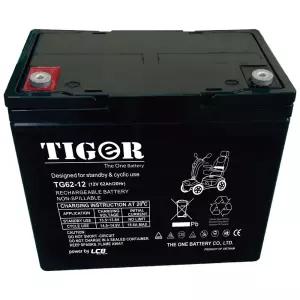 전동휠체어배터리 타이거 TG62-12 12v 62ah (2개 1박스)