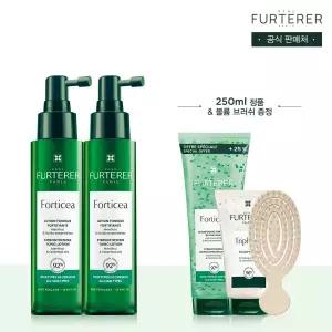 [롯데백화점]르네휘테르 포티샤 뿌리볼륨 두피앰플 세럼100ml 듀오(정품&여행용샴푸&브러쉬 증정)