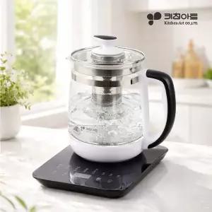 [키친아트] 1.8L 대용량 보온 유리포트 KK-1705T / 티망포트