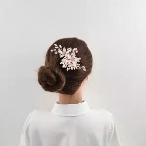 국산 한복 머리장식 뒤꽂이 웨딩헤어핀 혼주장신구 웨딩올림머리 3619