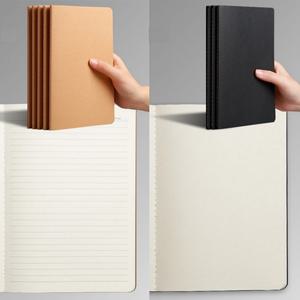 A5 크라프트 블랙 무지 줄 유선 노트 수첩 공책 단체 대량